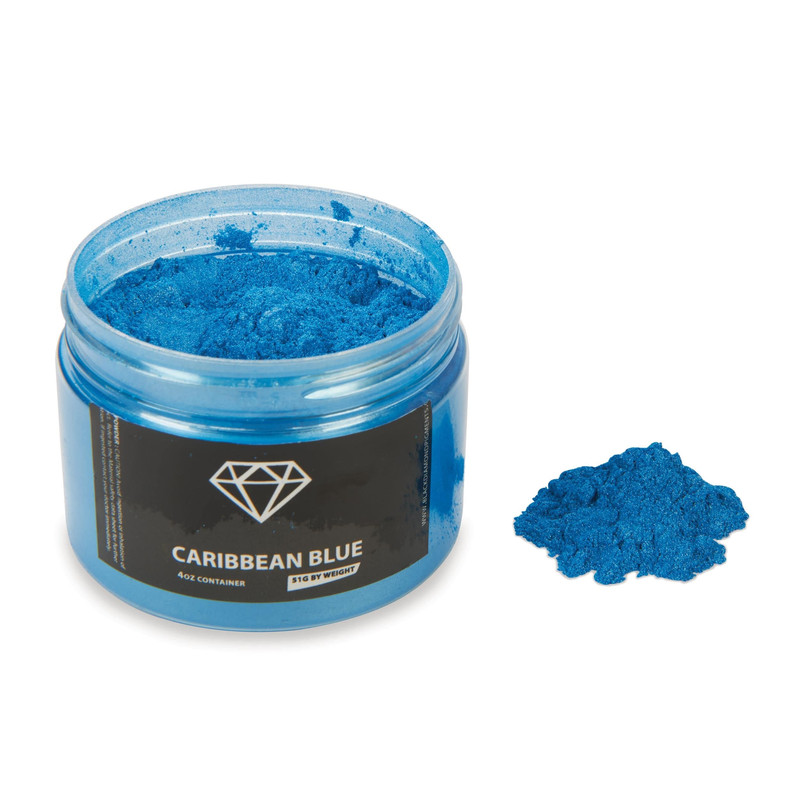 Mica Powder - 51 Grams - Color:Caribbean Blue